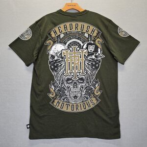 Headrush Notorious Shirt  Men's Olive Green Size M